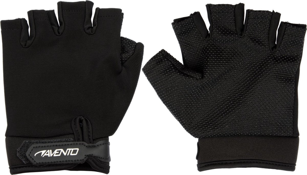 Avento Fitnesshandschuhe Mesh - Schwarz - S M