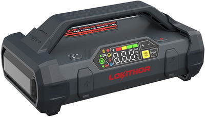 Lokithor Starthilfe ja302 pro – 12 V – 3000 A – Luftkompressor 10 bar – 60-Watt-Powerbank – LED-Taschenlampe – Connect-Max-Technologie