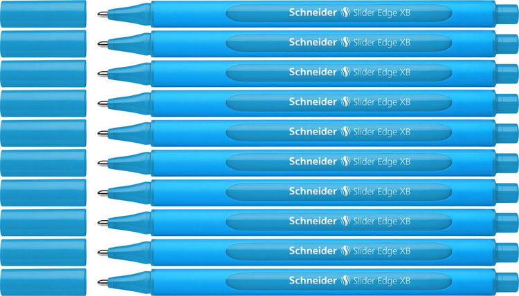 Schneider Schreibgeräte Schneider Kugelschreiber – Schiebekante – XB – Hellblau – 10 Stück – S-152210-10