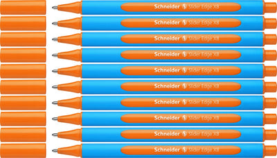 Schneider Schreibgeräte Schneider Kugelschreiber – Schiebekante – XB – Orange – 10 Stück – S-152206-10