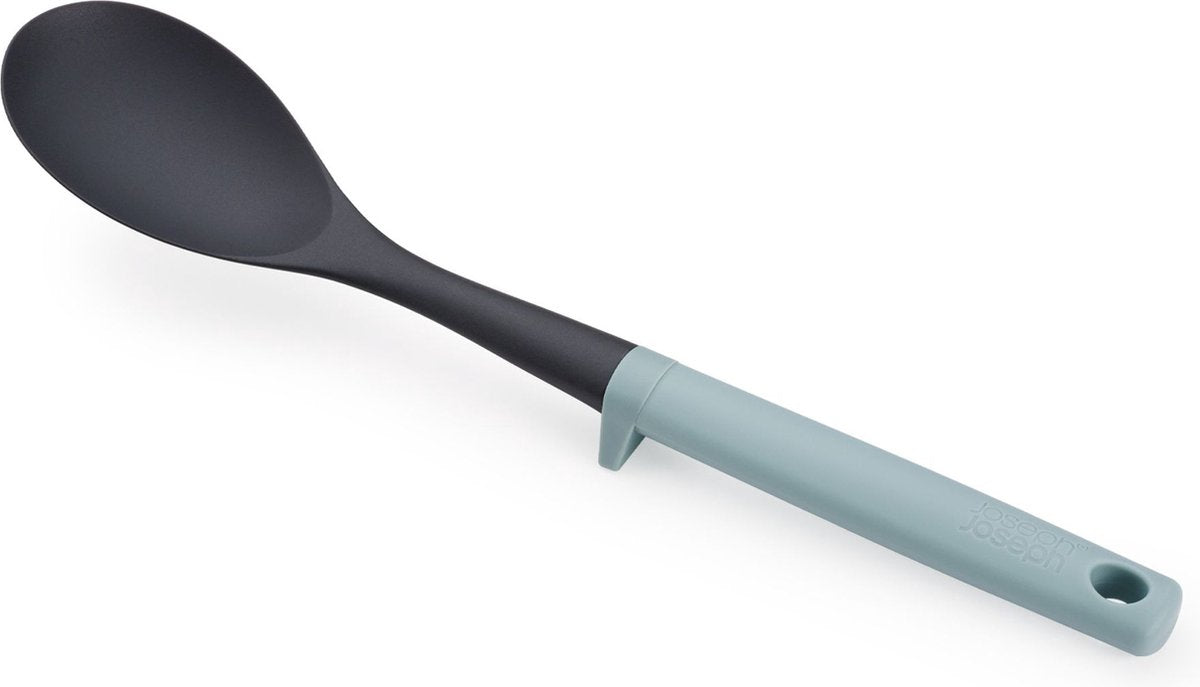 Joseph Joseph Duo Opal – Küchenhelferlöffel mit Halterung – Nylon – Blau
