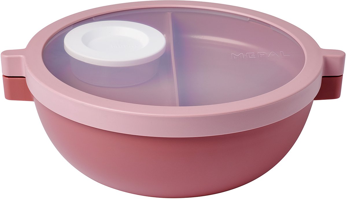 Mepal Bento-Lunchschale – Vivid Mauve – 4 Fächer – 1,5 l