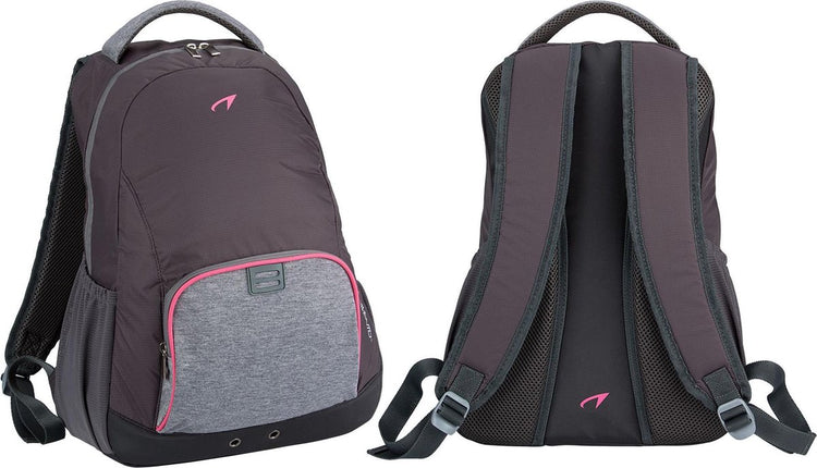 Avento Sportrucksack – Kay – Anthrazitgrau Melange Fluor Pink