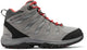 Columbia Redmond III Mid wasserdichte Damen-Wanderstiefel – Dampf, rote Koralle