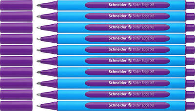 Schneider Schreibgeräte Schneider Kugelschreiber – Schiebekante – XB – Lila – 10 Stück – S-152208-10