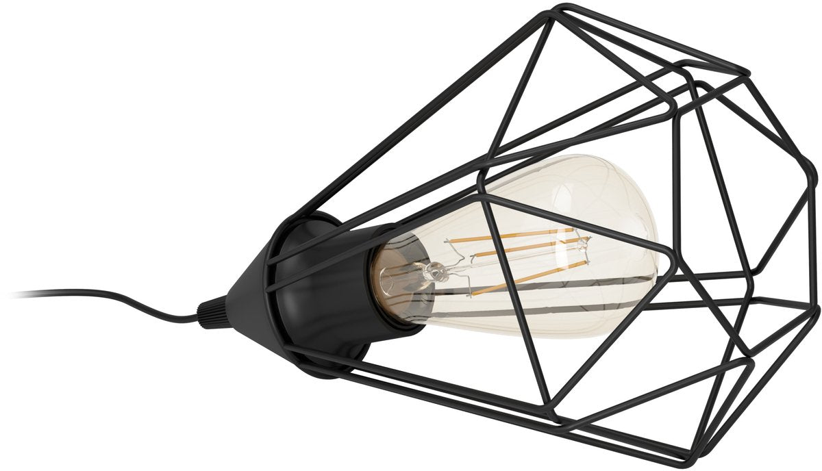Eglo Tarbes Tischlampe – E27 – 26,5 cm – Schwarz
