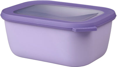 Mepal – Multi-Bowl-Cirqula-Lebensmittelbehälter – 1500 ml – rechteckig – leuchtendes Flieder
