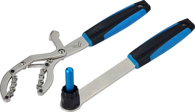 BBB Fahrrad-Kassettenentferner Shimano, Sram Campagnolo – einschließlich Kettenpeitsche – Kassettenentferner-Set – BTL-194
