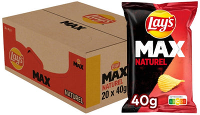 Lay's max natural (20x40gr)