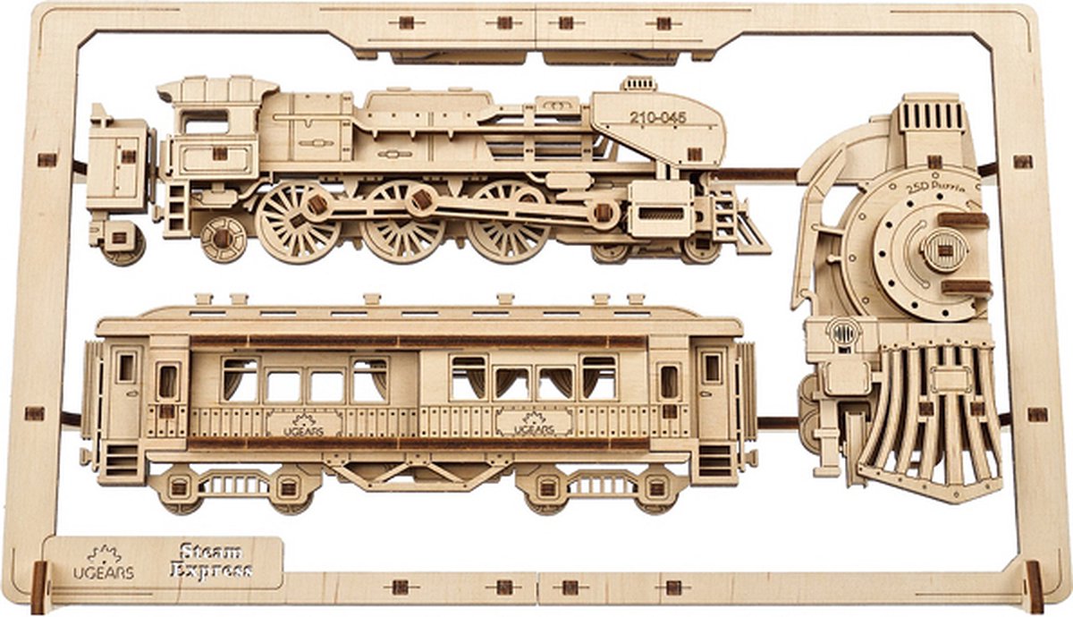Ugears 2.5d Dampfexpress