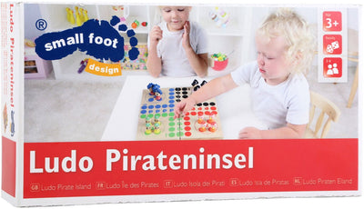 Kleiner Fuß Holz Ludo Pirate Island