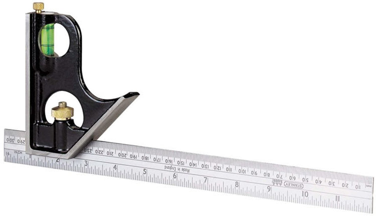 Stanley 0-46-151 Serie – Universal-Winkelmessgerät – 300 mm – libella – Gusseisengehäuse
