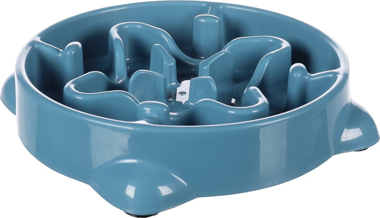 Flamingo Anti-Fresser-Hund – Slow Feeder – Hundefutternapf – ø21,5 cm – 800 ml – Beno-Futternapf – Benzin – rund