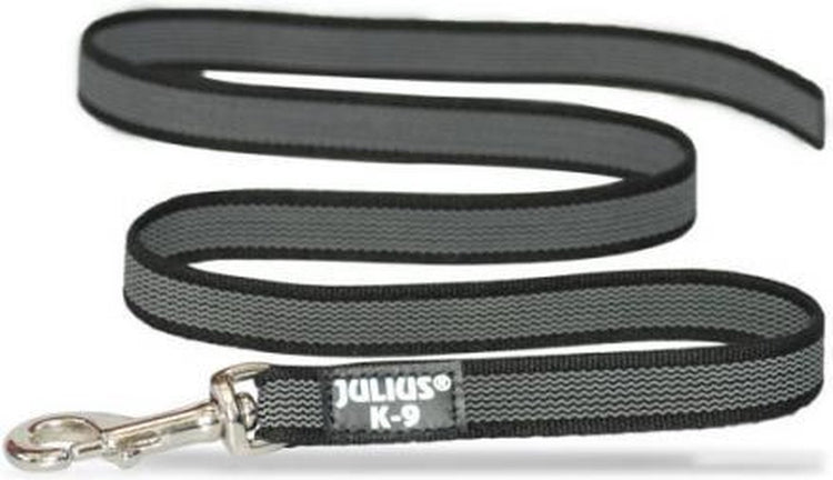 Julius K9 Julius K-9 gummierte Leine 20 mm schwarz 20 mm x 3 m