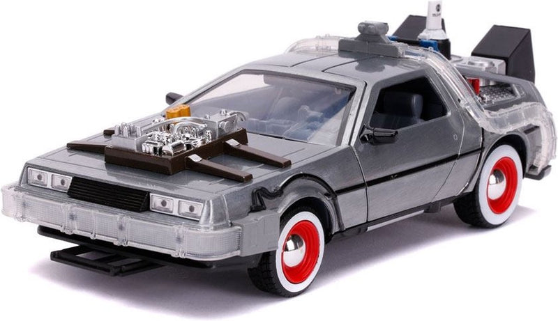 Jada Toys 1 24 Delorean Zurück in die Zukunft Teil III mit funktionierenden Lichtern