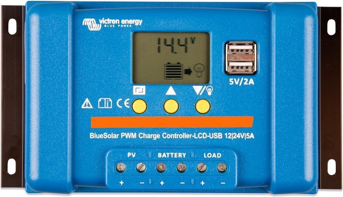 Victron Energy Victron Bluesolar PWM-LCD USB 12 24 V-20 A