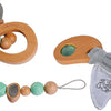 Eichhorn Baby reines Holz Geschenk 3dlg.
