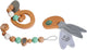 Eichhorn Baby reines Holz Geschenk 3dlg.