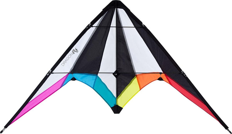 Drachenfliegen-Lenkdrachen – Bise 115 – Schwarz, Weiß, Rosa, Blau, Benzin