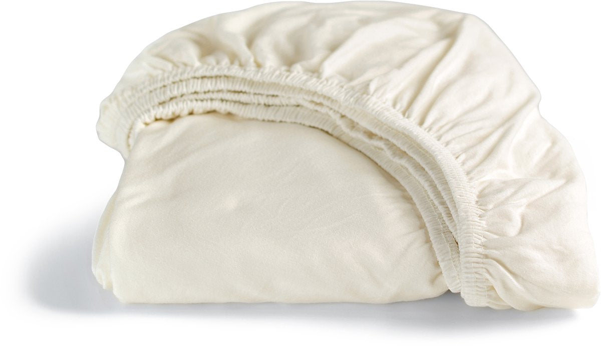 Cinderella - Spannbettlaken (bis 25 cm) - Doppeljersey - 70x200 - Elfenbein