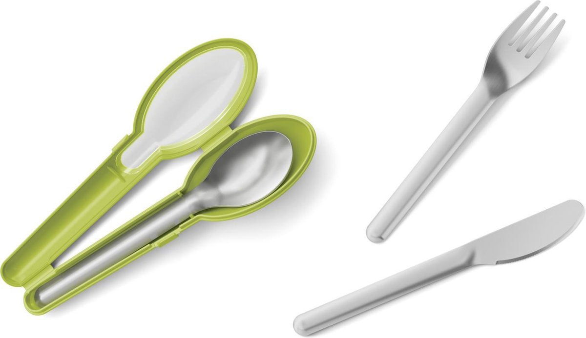 Tefal Masterseal To Go Besteckset – kompakt – für unterwegs – inklusive Aufbewahrungsbox