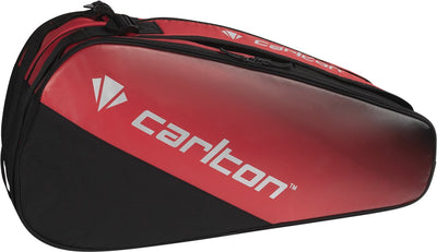 Carlton – Team-Schlägertasche mit 2 Fächern – Schwarz Gelb – Badminton-Tasche