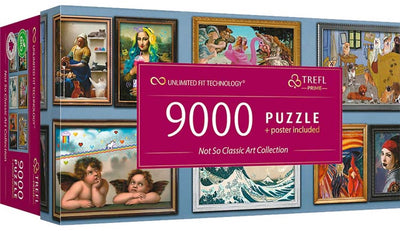 Trefl Puzzle-Kunstsammlung – nicht ganz so klassische Kunstsammlung, 9000 Teile, fsc.