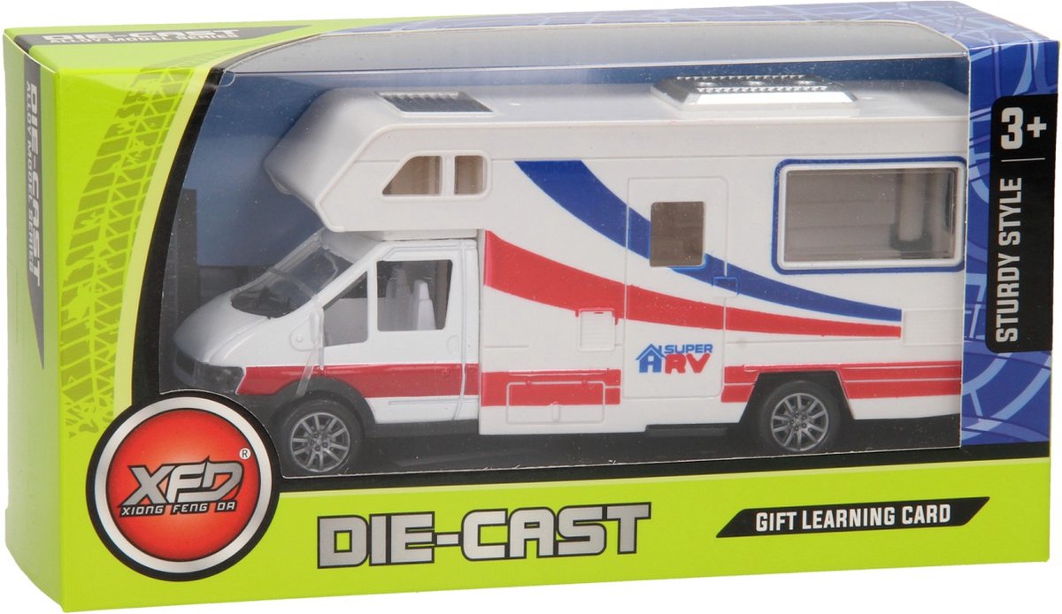 Die Guss -Camper White