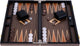 Longfield Backgammon 18 Zoll – eingelegtes Walnussholz – luxuriöser Walnusskoffer – strategisches Brettspiel-Reisespiel – Engelsherz
