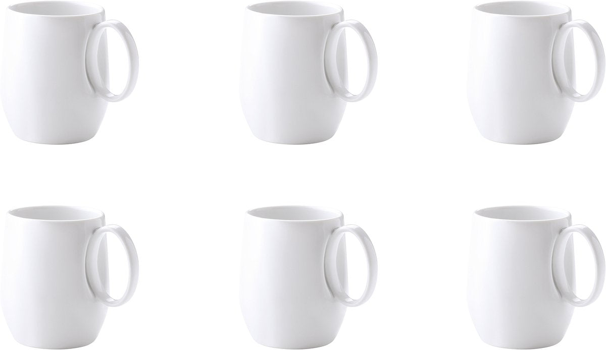 Medard de Noblat Médard de Noblat - Yaka weiß - Tasse 40 cl - 6 Stück - Porzellan