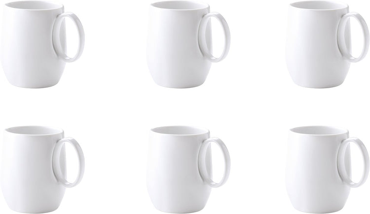 Medard de Noblat Médard de Noblat - Yaka weiß - Tasse 40 cl - 6 Stück - Porzellan