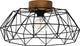 Eglo Padstow - Deckenleuchte - E27 - ø 45,5 cm - Schwarzbraun - FSC-Holz