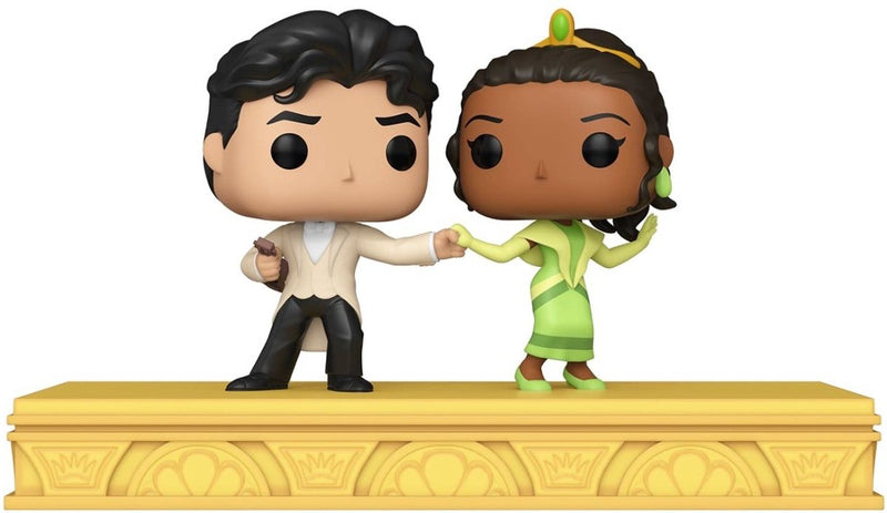 Pop-Moment zum 100-jährigen Jubiläum der Disney Funko-Sammelfigur „Prinzessin und der Frosch“! 2er-Pack Tiana Naveen 9 cm mehrfarbig
