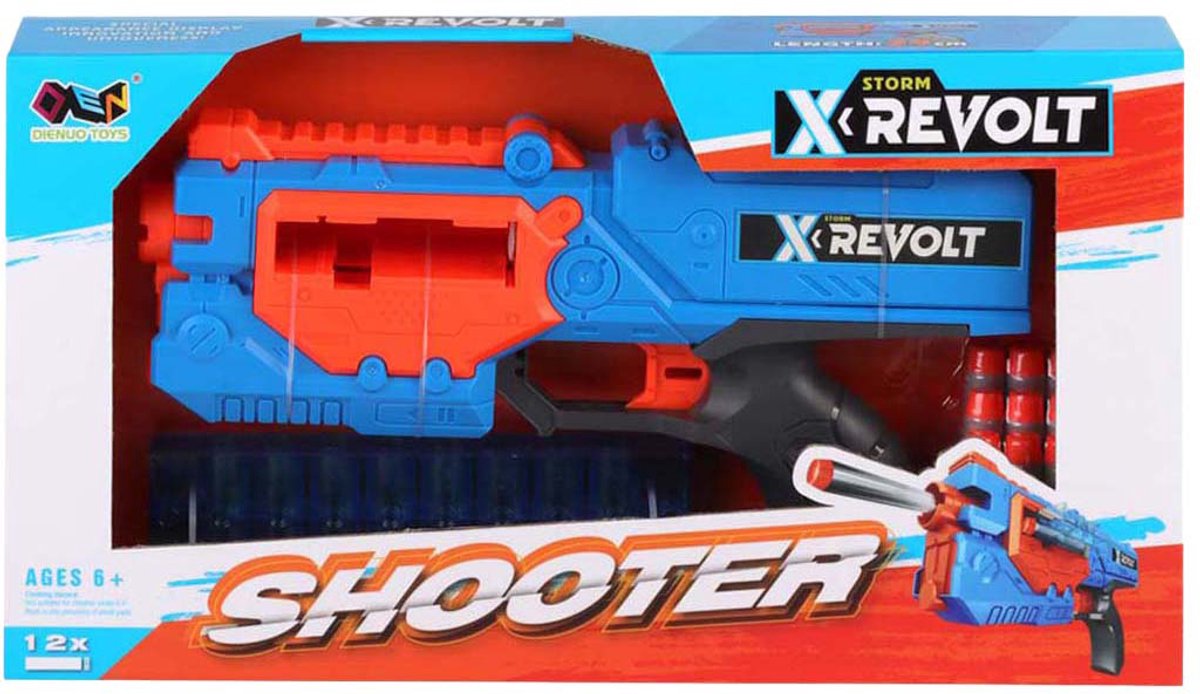 Shooter x Revolt – mit 12 Softpfeilen
