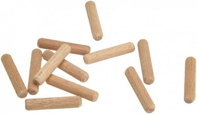 Wolfcraft gerillte Holzdübel | buche | ø8 x 40mm | 150 Stück - 2907000