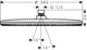 Hansgrohe raindance alive s - Kopfbrause - Durchmesser 30 cm - Chrom 24520000