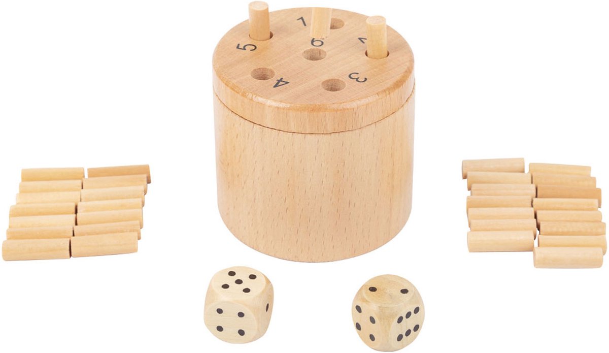 Kleines Fußwürfel Spiel Super Six Dice