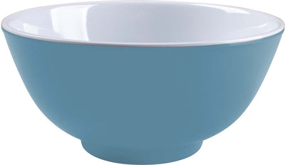 Bo-camp - Schüssel - zweifarbig - Melamin - 4 Stück - blau