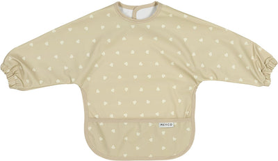Meyco Baby-Lätzchen mit süßen Herzärmeln – Sand, weicher Sand