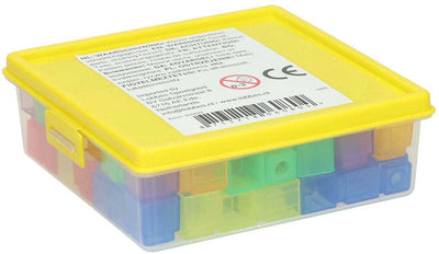 Transparente farbige Zählblöcke – 90 Stück.