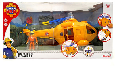 Simba - Feuerwehrmann Sam - Hubschrauber Wallaby II mit Figur