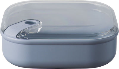 Omada - Pull Box Lunchbox quadratisch niedrig 1 Liter - Polypropylen - Blau -