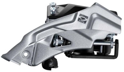 Shimano Voorkarbeilleur 3 x 9-Gang Altus FD-M2000 Top Swing Dual Pull mit niedriger Klemme 40T (66-69 °)