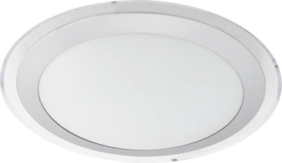 Eglo competa 1 - Wand-Deckenleuchte - 1 Licht - ø335mm. - weiß, silber, klar