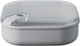 Omada - Pull Box Lunchbox quadratisch niedrig 1 Liter - Polypropylen - grau -