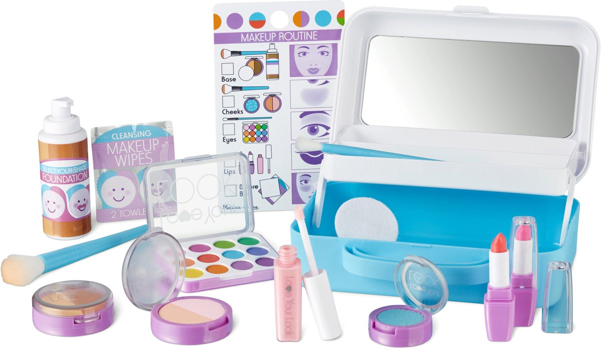 Melissa Doug – Make-up-Spielset – mit Aufbewahrungskoffer und Spiegel