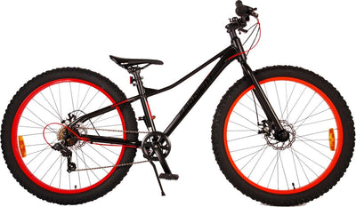 Volare Gradient Kinderfahrrad - Jungen - 26 Zoll - Schwarzorange - 7 Geschwindigkeit - Prime Collection