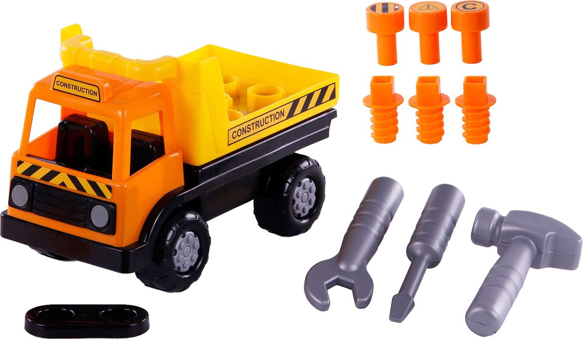 Cavallino Toys Cavallino Truck mit Werkzeugen, 11dlg.
