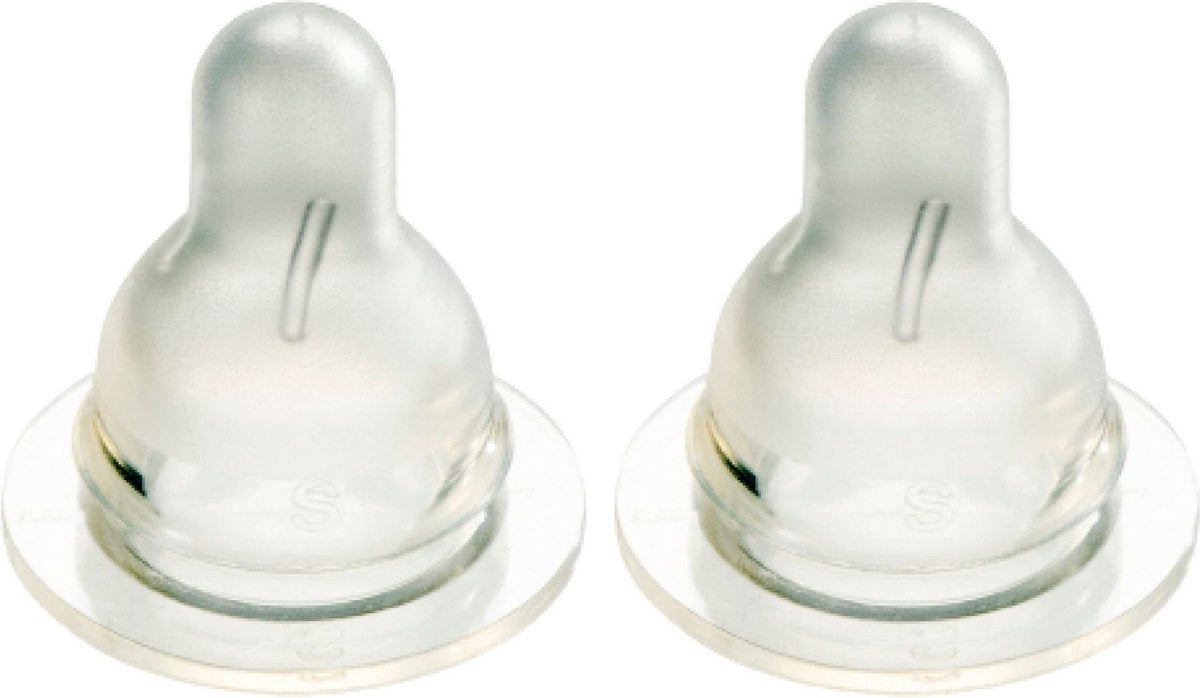 Difrax natürlicher Flaschensauger – mittel – 3+ Monate – 2 Stück