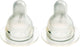 Difrax natürlicher Flaschensauger – mittel – 3+ Monate – 2 Stück